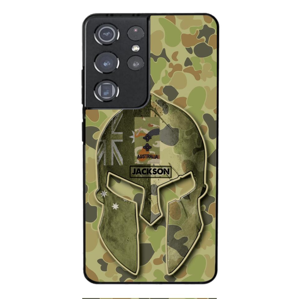 DH Personalized Australian Soldier Phone Case Printed QH084