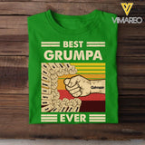 Personalized Best Grumpa Ever Tshirt Printed 22APR-MQ08