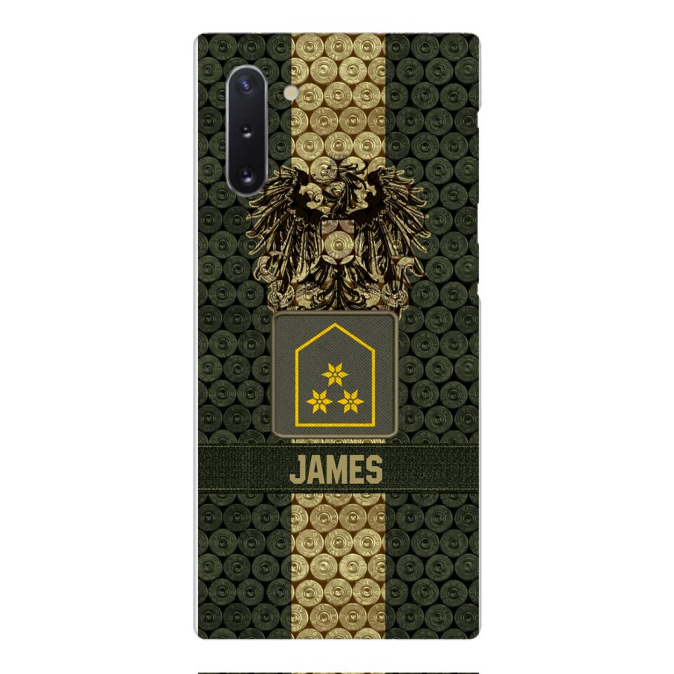 DH Personalized Austrian Soldier Phone Case Printed MQ1204
