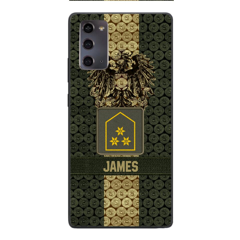 DH Personalized Austrian Soldier Phone Case Printed MQ1204