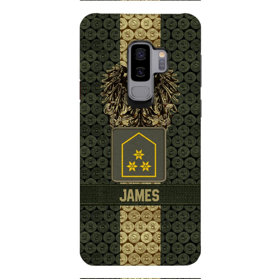 DH Personalized Austrian Soldier Phone Case Printed MQ1204
