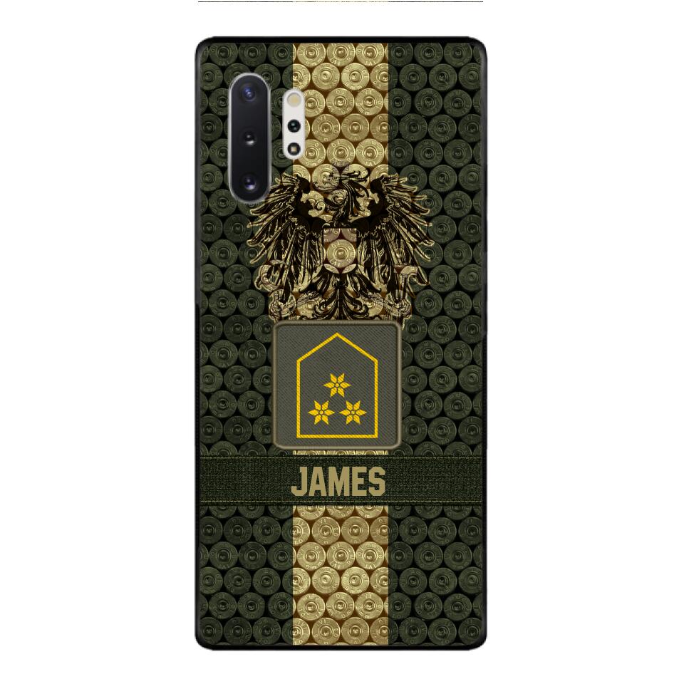 DH Personalized Austrian Soldier Phone Case Printed MQ1204