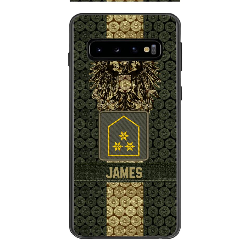 DH Personalized Austrian Soldier Phone Case Printed MQ1204