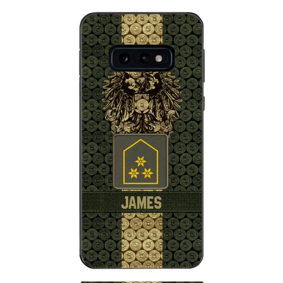 DH Personalized Austrian Soldier Phone Case Printed MQ1204