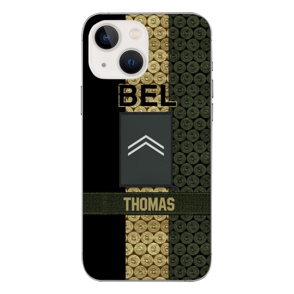 DH Personalized Belgian Soldier Phone Case Printed MQ1204