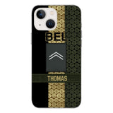 DH Personalized Belgian Soldier Phone Case Printed MQ1204