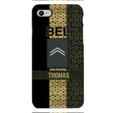 DH Personalized Belgian Soldier Phone Case Printed MQ1204