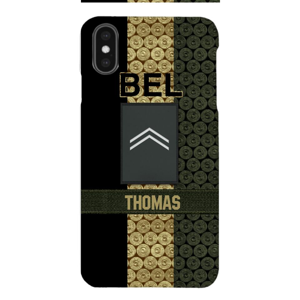 DH Personalized Belgian Soldier Phone Case Printed MQ1204