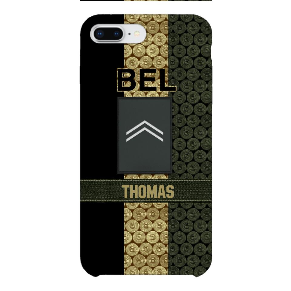 DH Personalized Belgian Soldier Phone Case Printed MQ1204