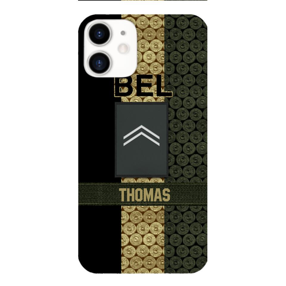DH Personalized Belgian Soldier Phone Case Printed MQ1204