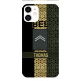 DH Personalized Belgian Soldier Phone Case Printed MQ1204