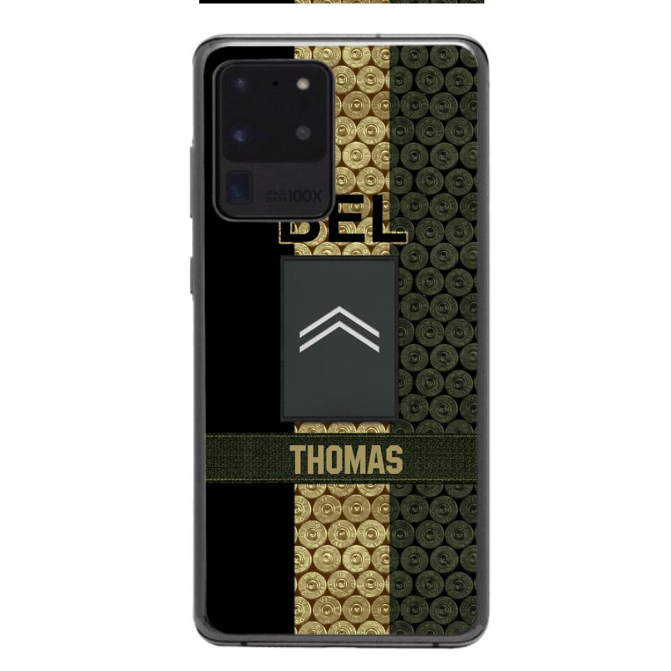 DH Personalized Belgian Soldier Phone Case Printed MQ1204