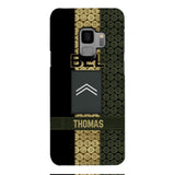 DH Personalized Belgian Soldier Phone Case Printed MQ1204