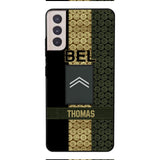 DH Personalized Belgian Soldier Phone Case Printed MQ1204