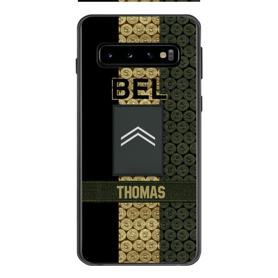 DH Personalized Belgian Soldier Phone Case Printed MQ1204