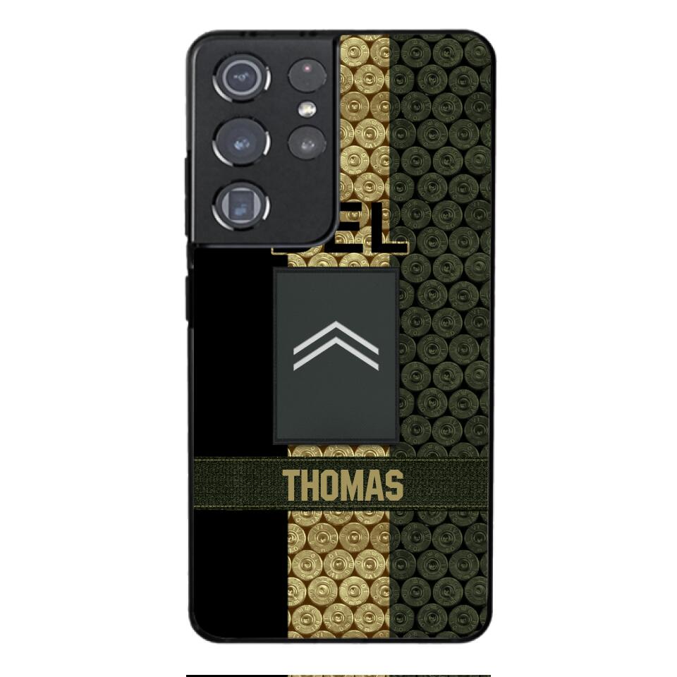 DH Personalized Belgian Soldier Phone Case Printed MQ1204