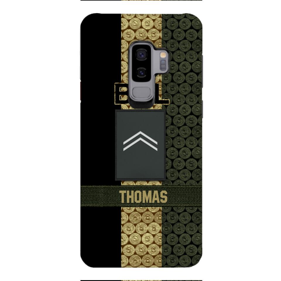 DH Personalized Belgian Soldier Phone Case Printed MQ1204