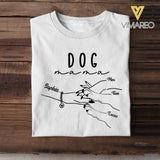 Personalized Dog Mama Tshirt Printed 22APR-HC13