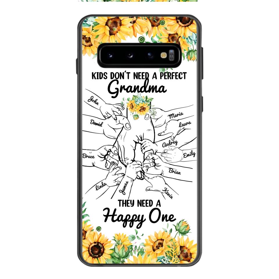 Personalized Kid don't need perfect Grandma Phone Case Printed 3T 1404