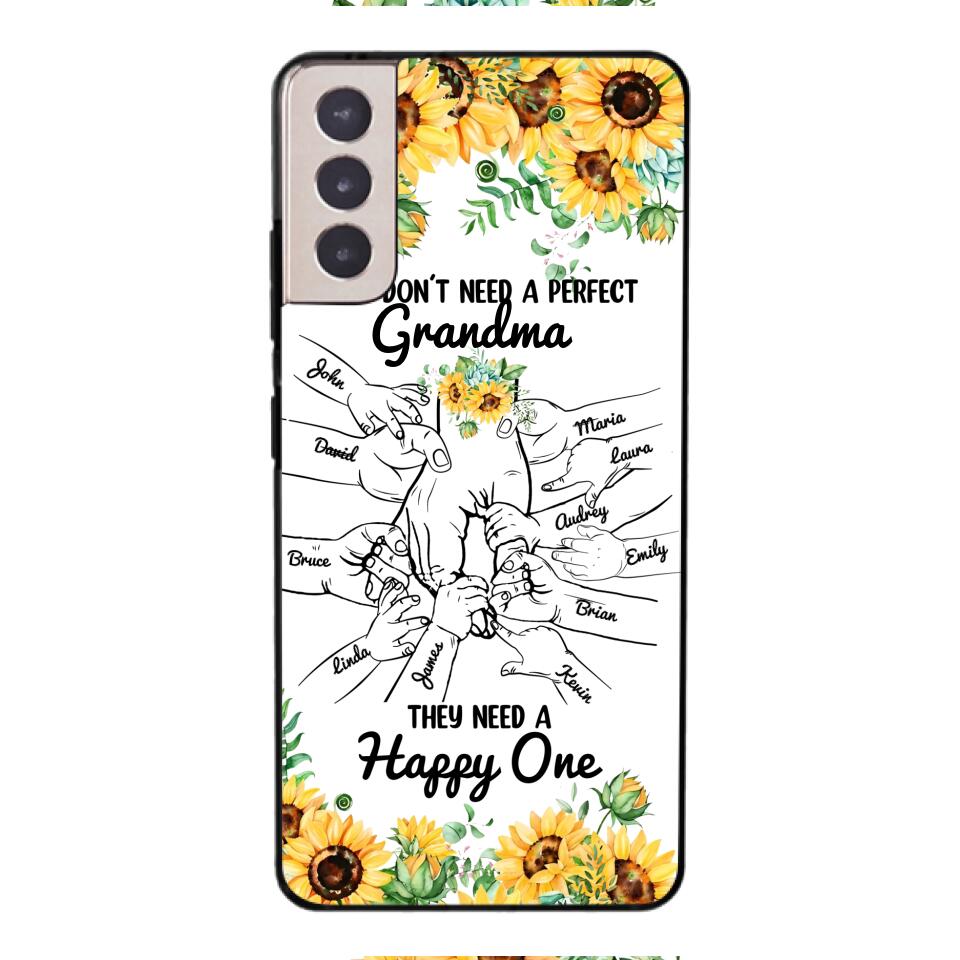 Personalized Kid don't need perfect Grandma Phone Case Printed 3T 1404
