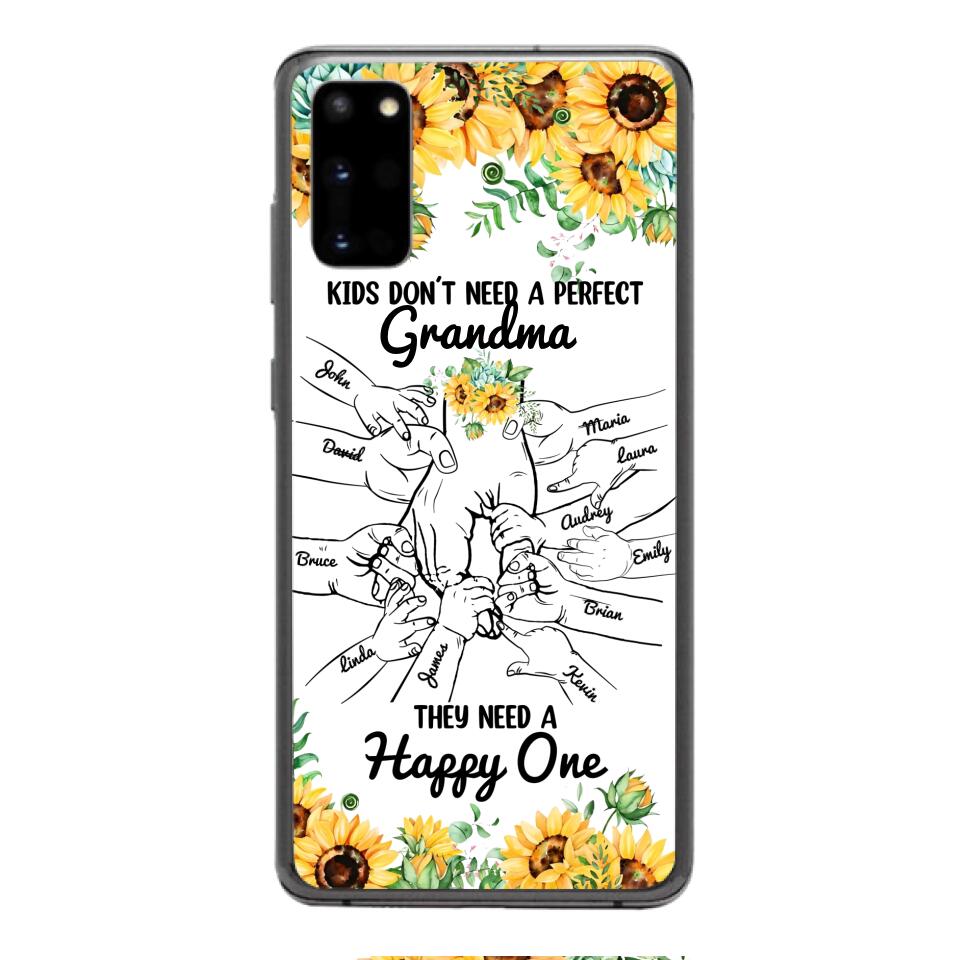 Personalized Kid don't need perfect Grandma Phone Case Printed 3T 1404