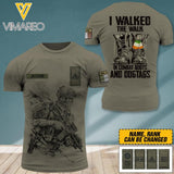 DH Personalized Irish Soldier/Veterans Tshirt 3D Printed MQ1404