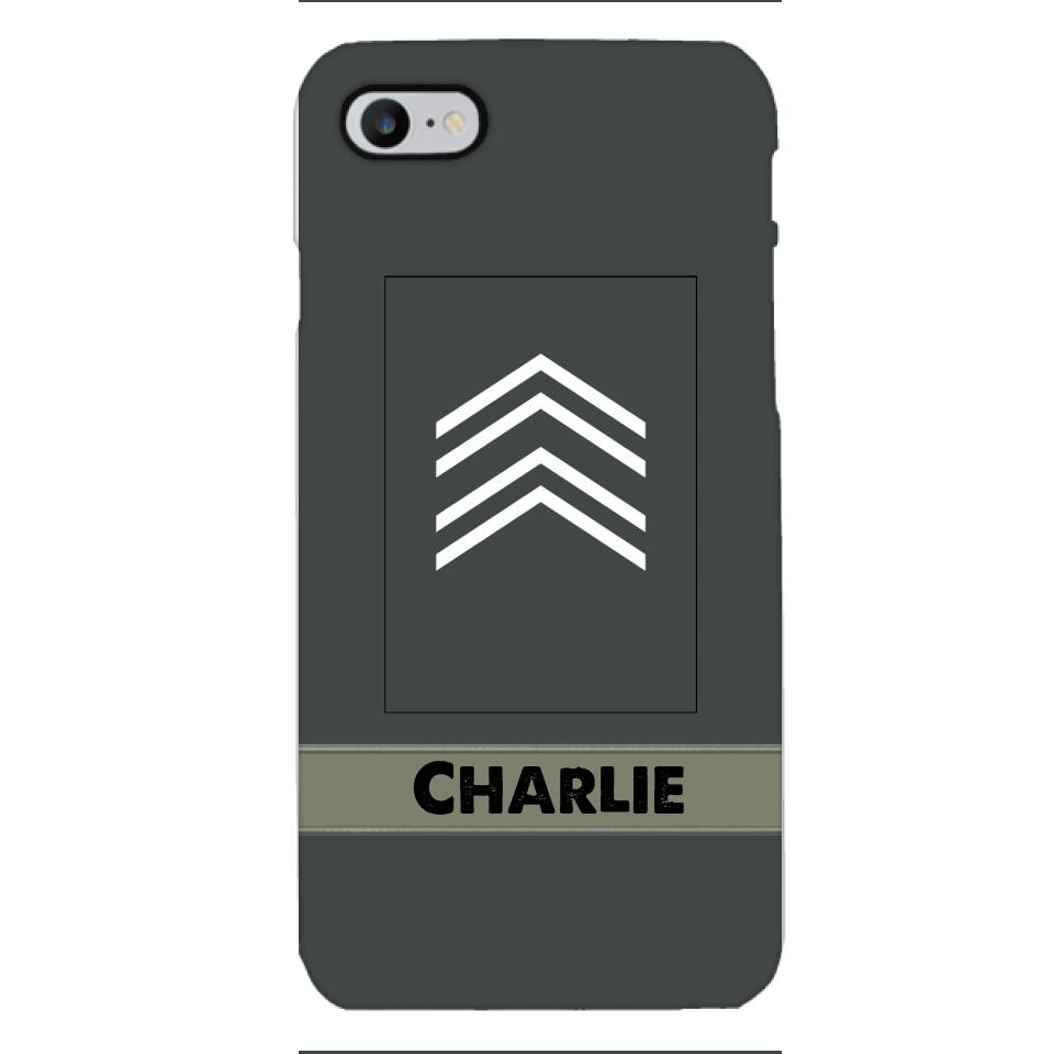Personalized Belgian Soldier Phone Case Printed 22APR-HC14