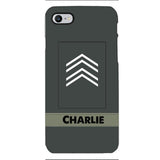 Personalized Belgian Soldier Phone Case Printed 22APR-HC14