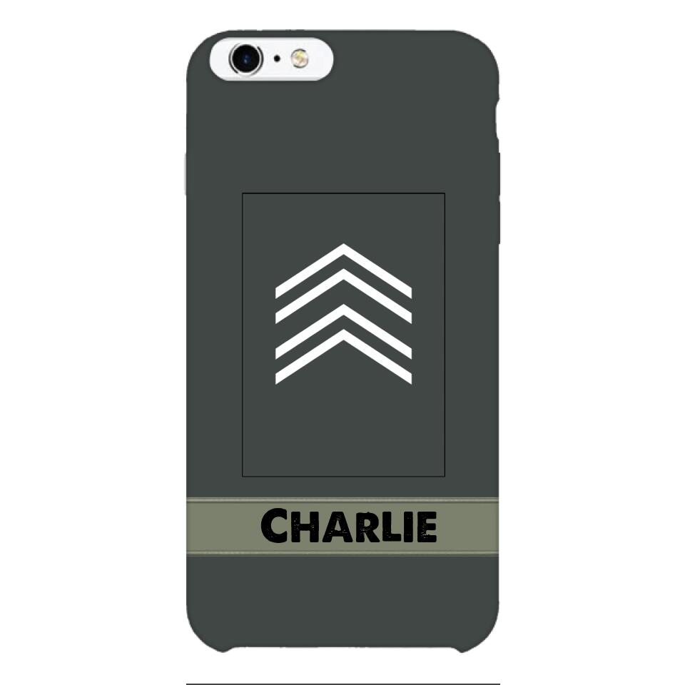 Personalized Belgian Soldier Phone Case Printed 22APR-HC14