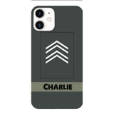 Personalized Belgian Soldier Phone Case Printed 22APR-HC14