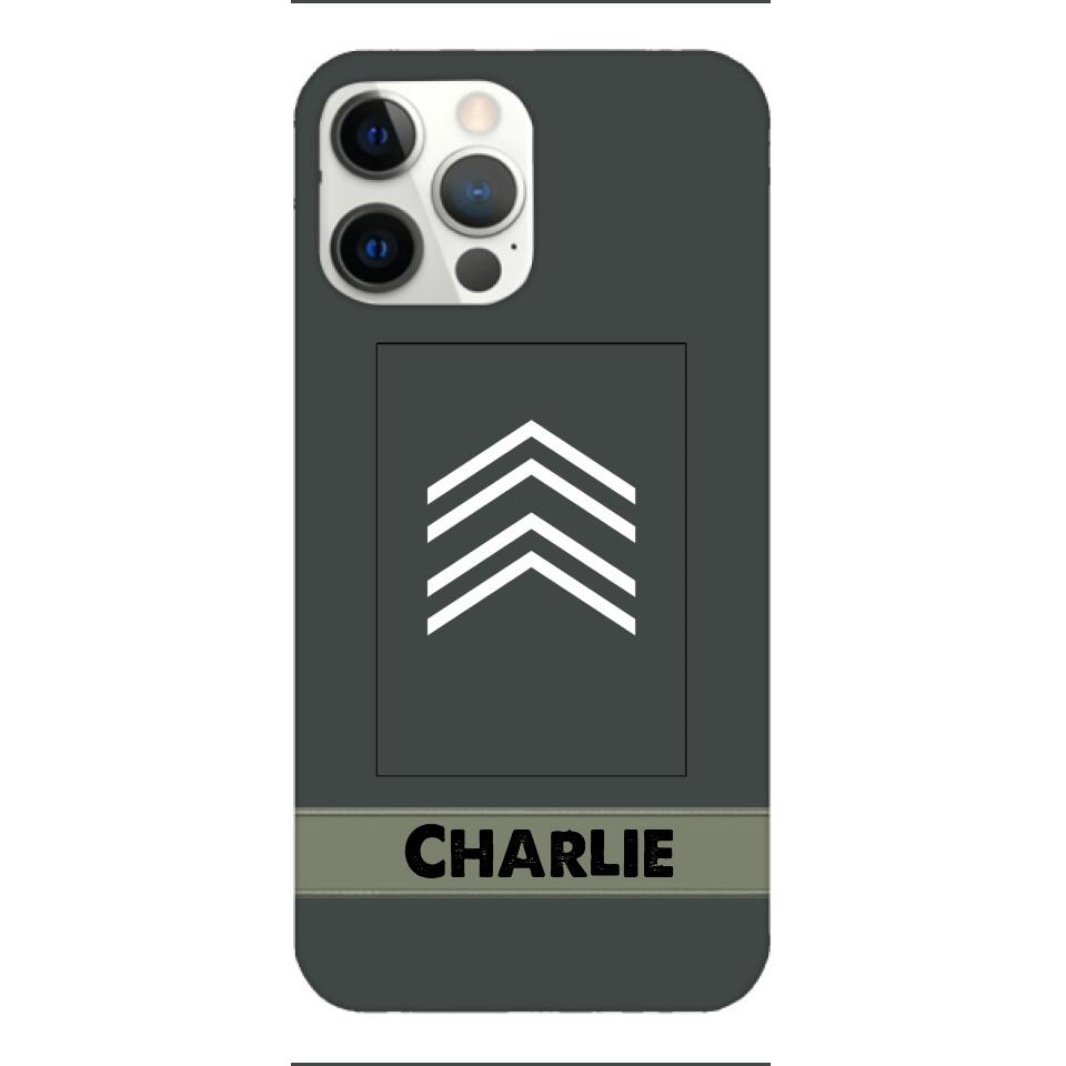 Personalized Belgian Soldier Phone Case Printed 22APR-HC14