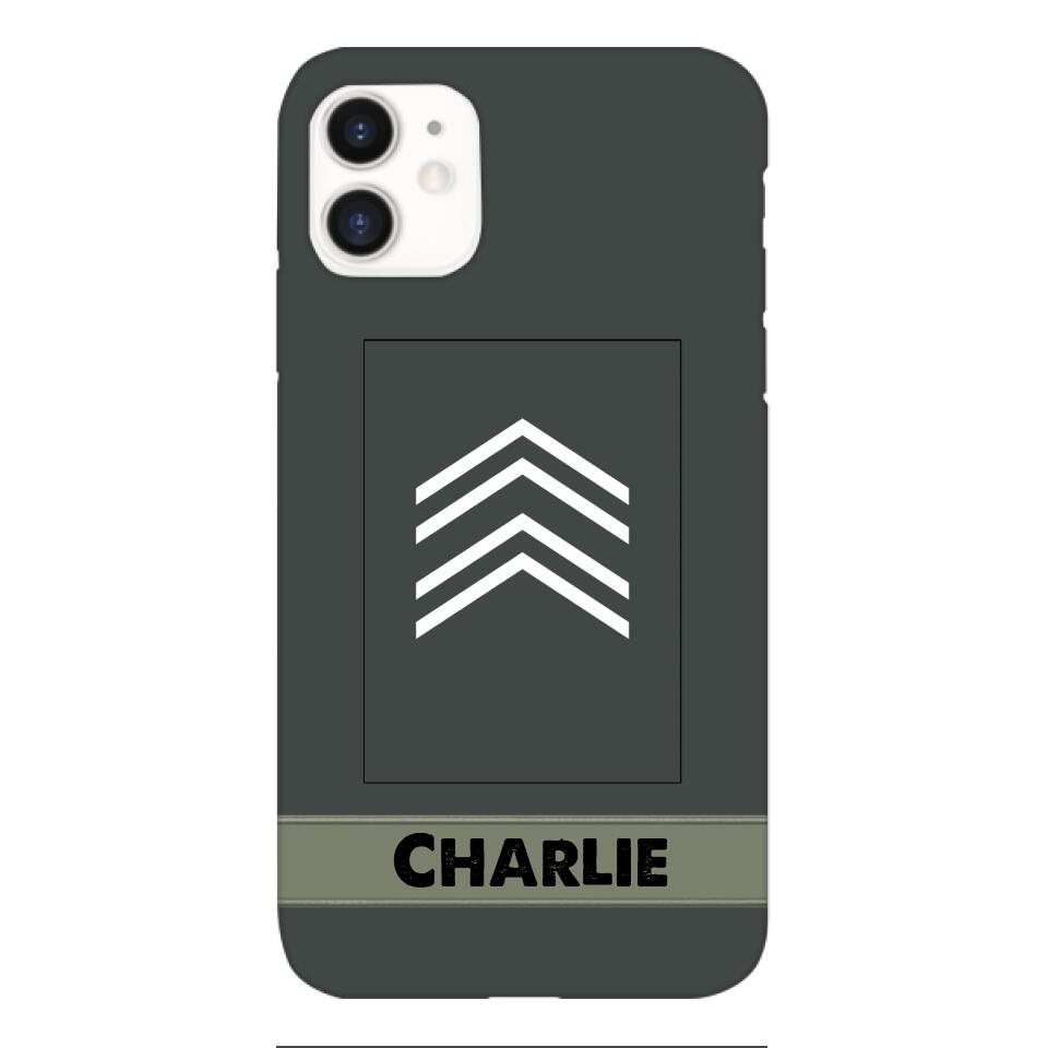 Personalized Belgian Soldier Phone Case Printed 22APR-HC14