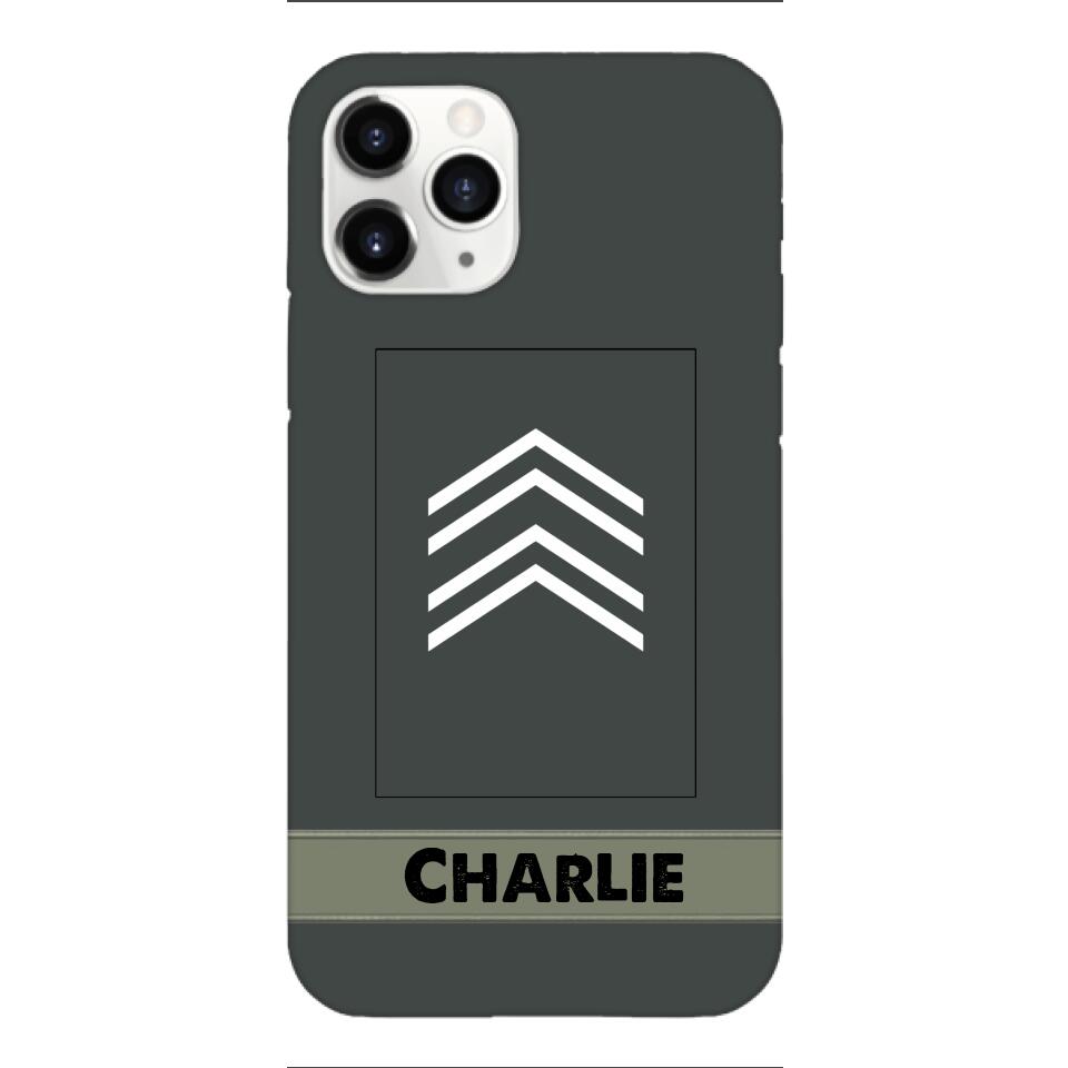 Personalized Belgian Soldier Phone Case Printed 22APR-HC14