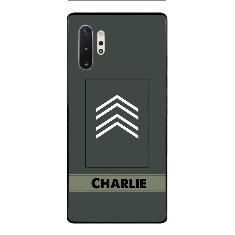Personalized Belgian Soldier Phone Case Printed 22APR-HC14
