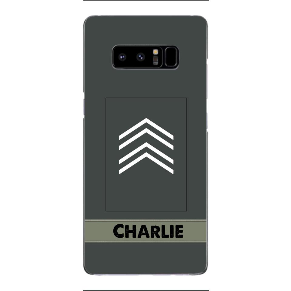 Personalized Belgian Soldier Phone Case Printed 22APR-HC14