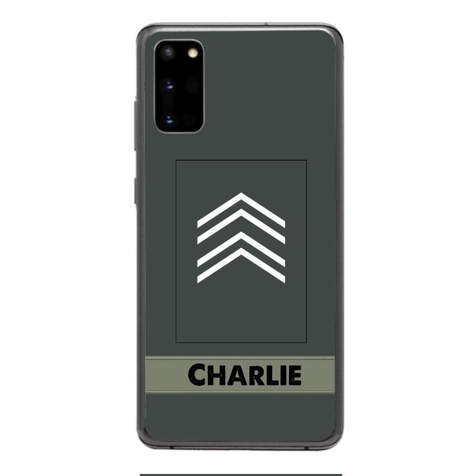 Personalized Belgian Soldier Phone Case Printed 22APR-HC14
