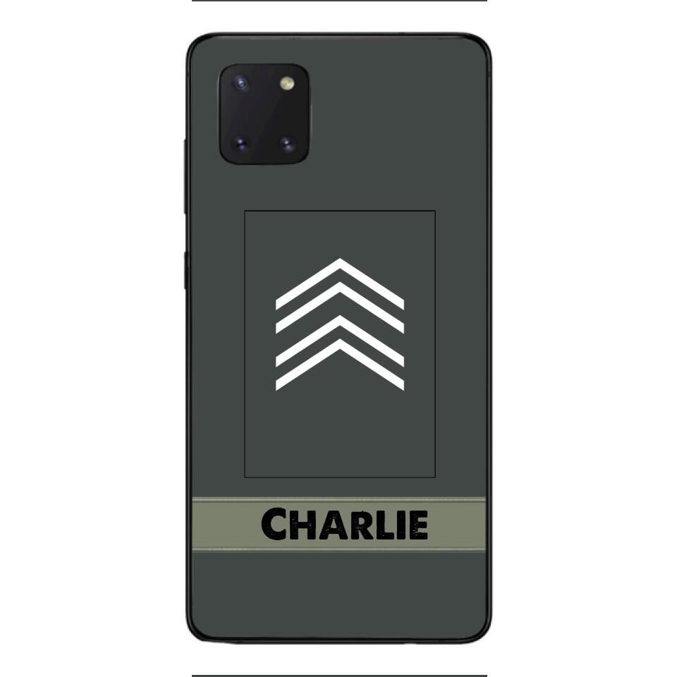 Personalized Belgian Soldier Phone Case Printed 22APR-HC14