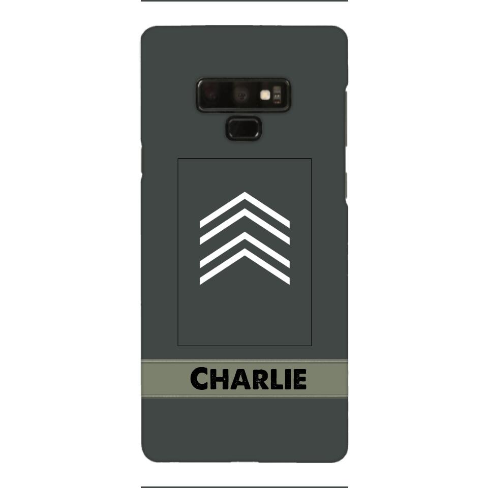 Personalized Belgian Soldier Phone Case Printed 22APR-HC14
