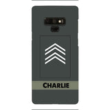 Personalized Belgian Soldier Phone Case Printed 22APR-HC14