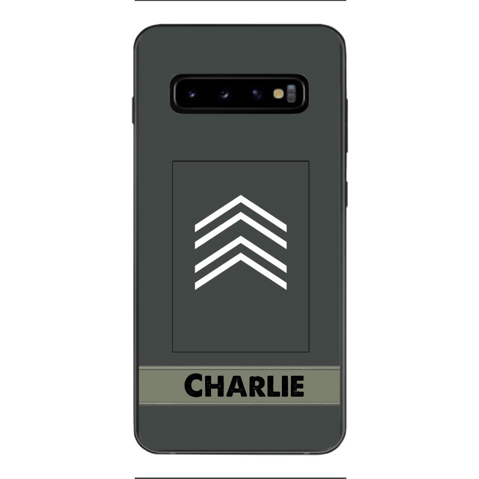 Personalized Belgian Soldier Phone Case Printed 22APR-HC14
