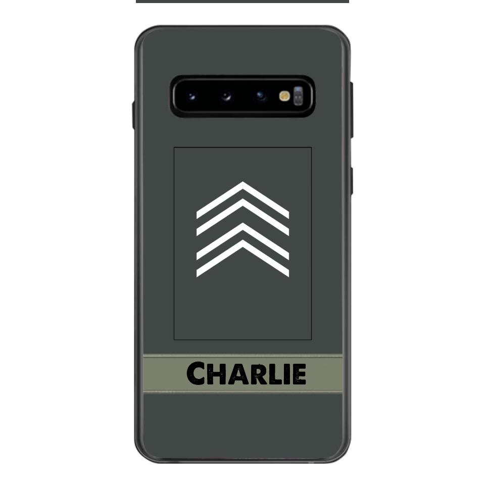Personalized Belgian Soldier Phone Case Printed 22APR-HC14
