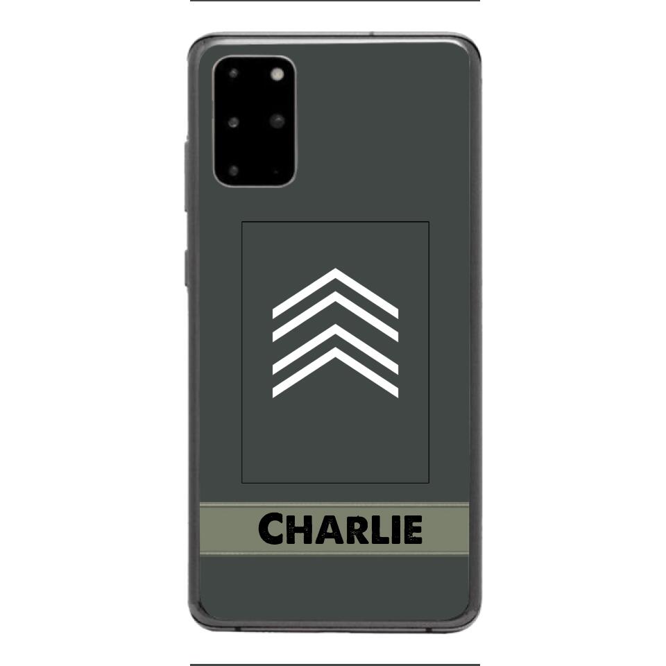 Personalized Belgian Soldier Phone Case Printed 22APR-HC14