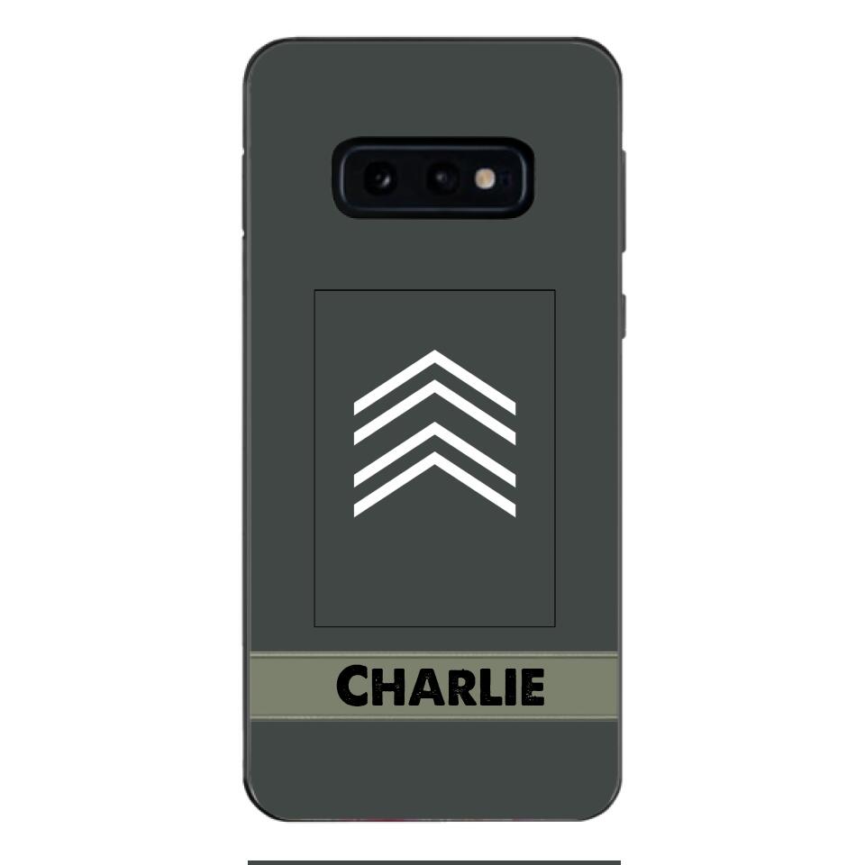 Personalized Belgian Soldier Phone Case Printed 22APR-HC14
