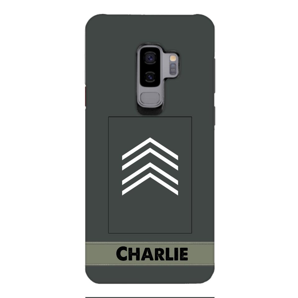 Personalized Belgian Soldier Phone Case Printed 22APR-HC14