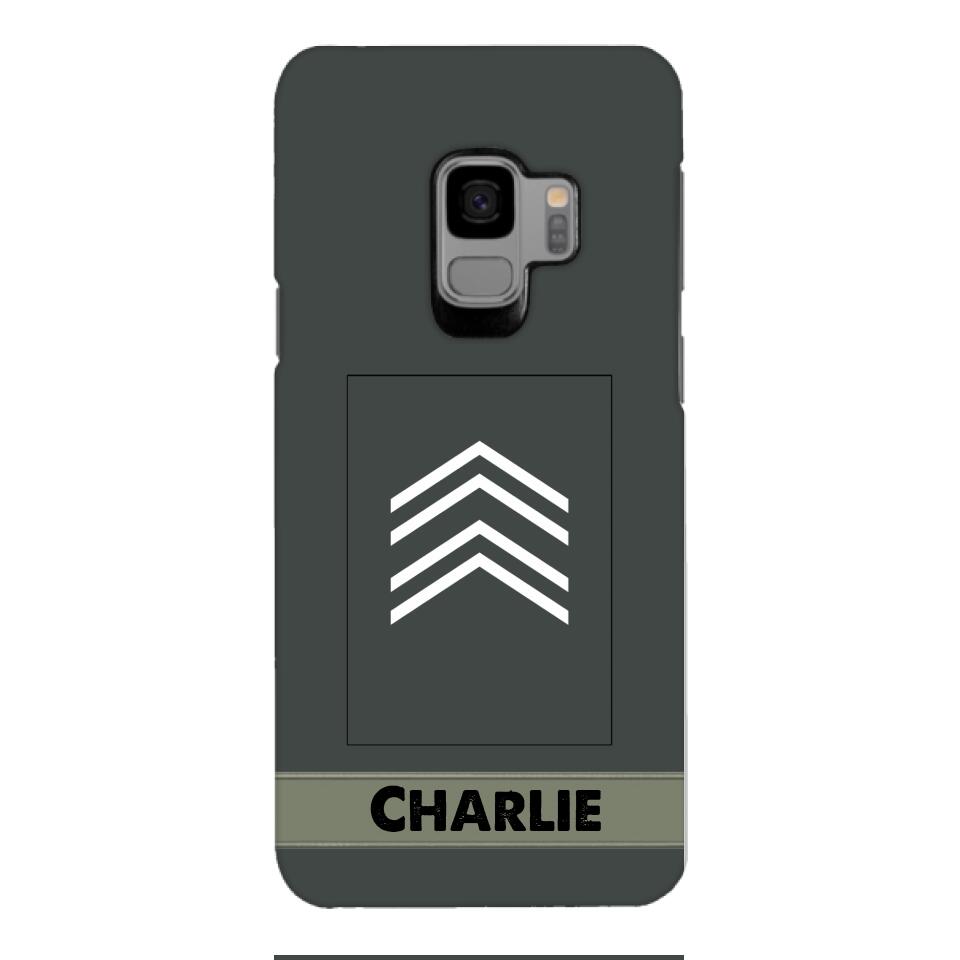 Personalized Belgian Soldier Phone Case Printed 22APR-HC14