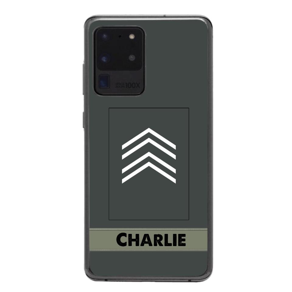 Personalized Belgian Soldier Phone Case Printed 22APR-HC14