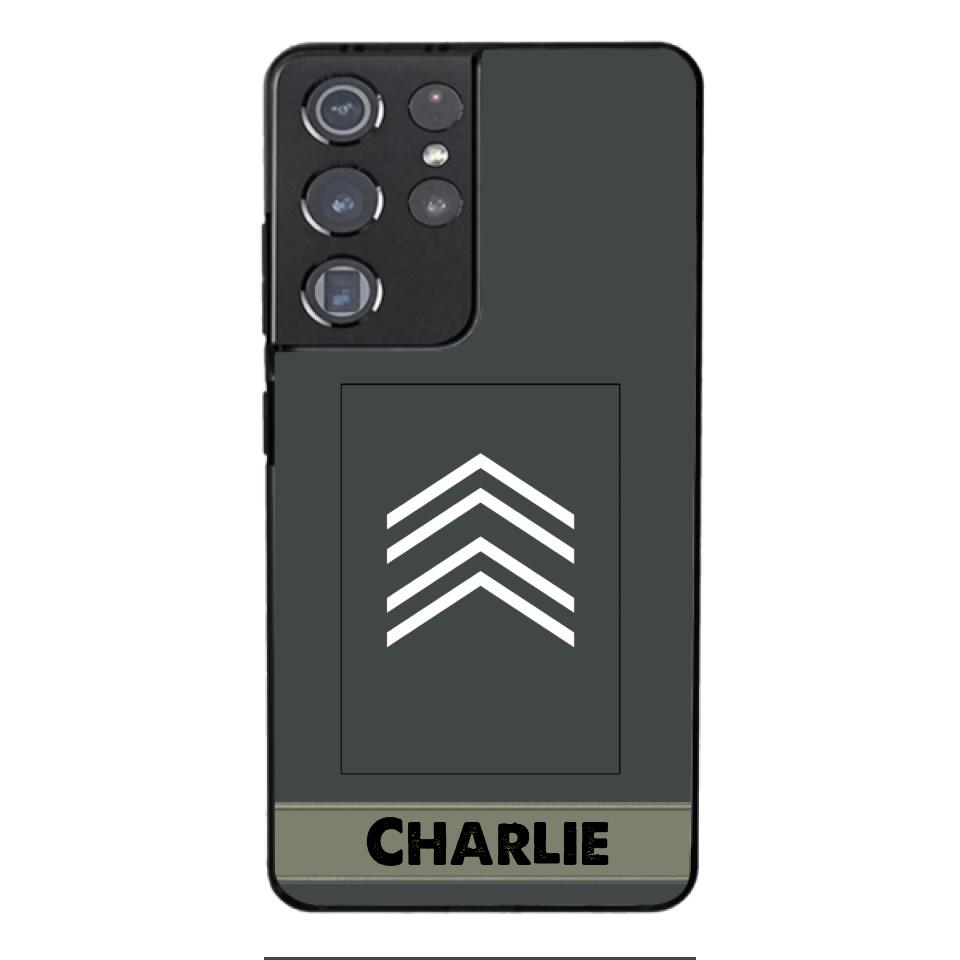 Personalized Belgian Soldier Phone Case Printed 22APR-HC14