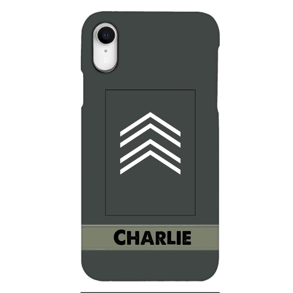 Personalized Belgian Soldier Phone Case Printed 22APR-HC14