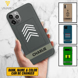 Personalized Belgian Soldier Phone Case Printed 22APR-HC14