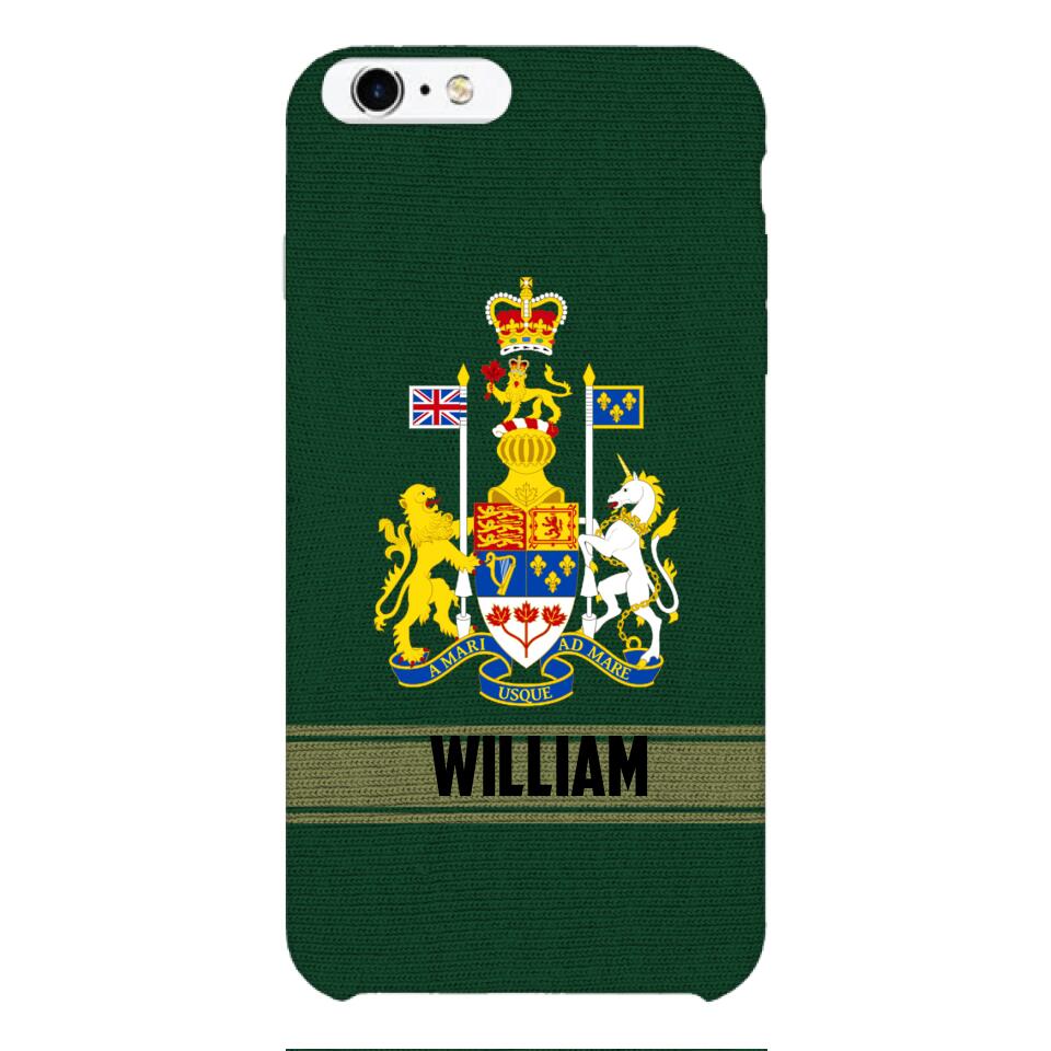 Personalized Canadian Soldier Phone Case Printed 22APR-HQ14
